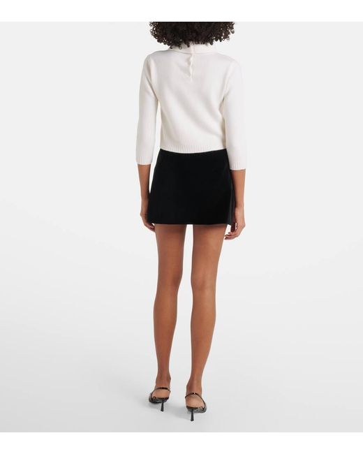 Prada White Virgin Wool Sweater