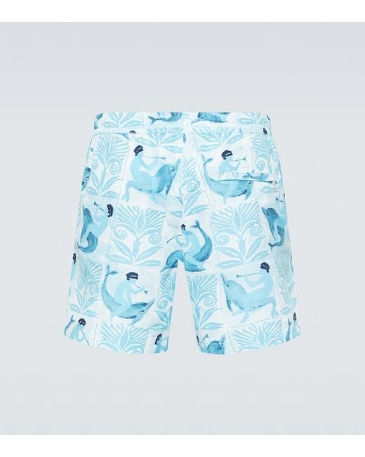 Commas Blue Classic Swim Shorts for men
