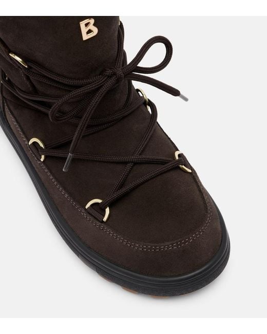 Bogner Black Chamonix 11 Suede Ankle Boots