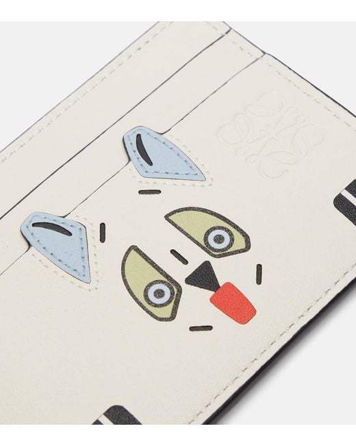 Loewe Metallic X Louis Wain Cats Leather Card Holder