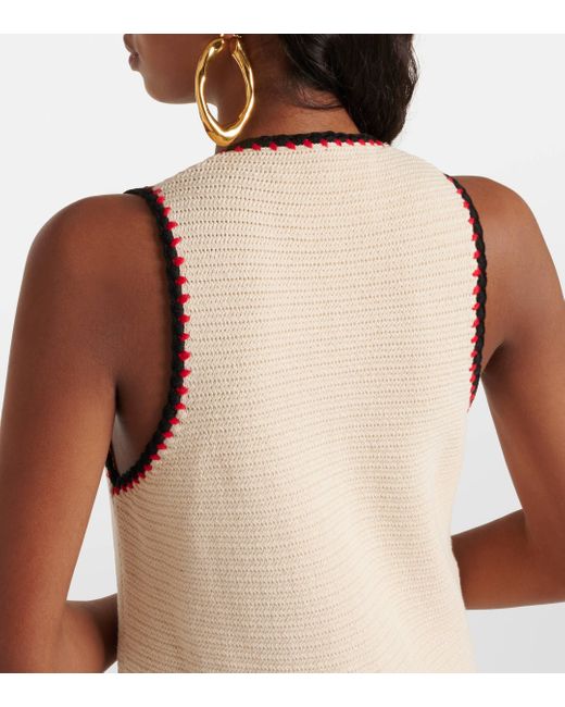 Jil Sander Natural Knit Cotton Maxi Dress