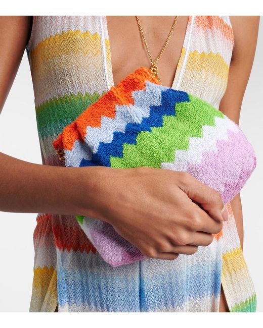 Missoni Multicolor Zigzag Small Top-Handle Bag