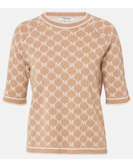 Pullover Portici di Max Mara in Brown