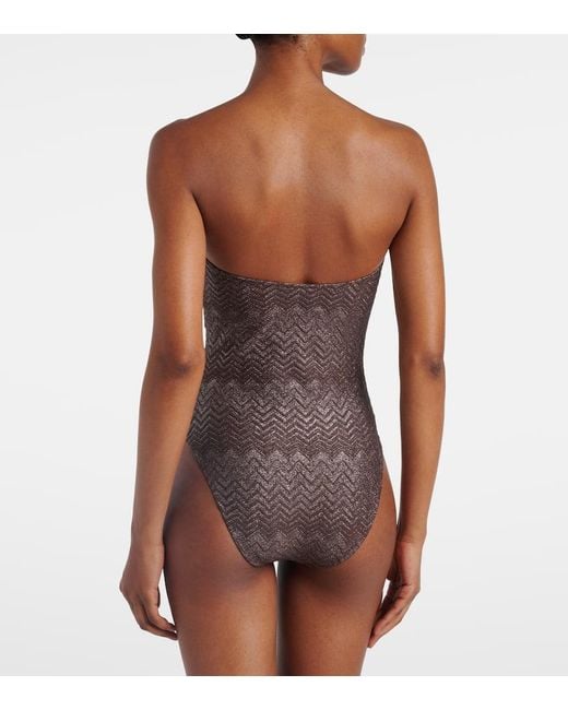 Melissa Odabash Brown Badeanzug Barbuda