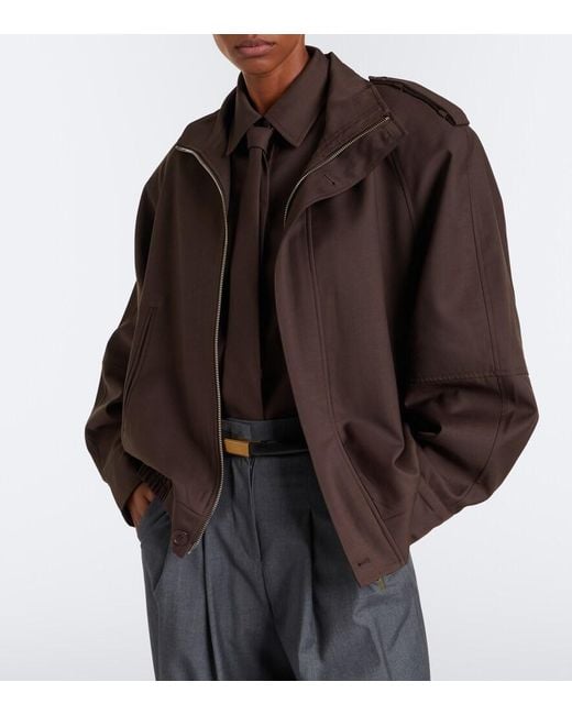 Frankie Shop Brown Kelly Blouson Jacket