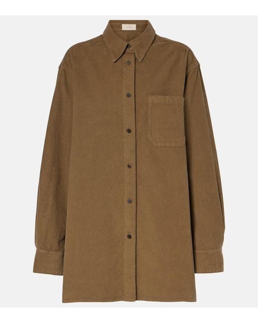 The Row Natural Tan Idro Shirt