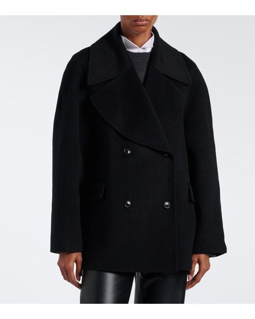 Loulou de Saison Black Neil Wool And Cashmere Jacket