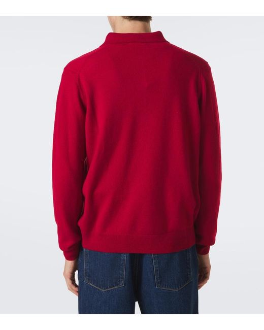 Polo di Sunspel in Red da Uomo