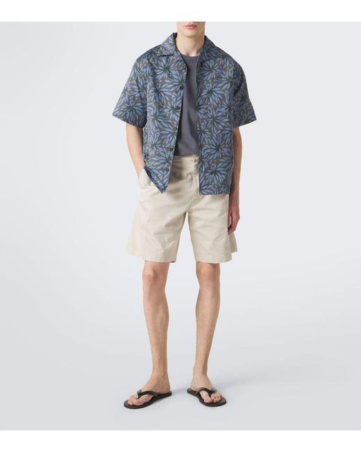 Prada Black Leather Thong Sandals for men