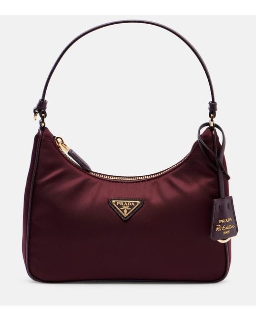 Prada Purple Re-Edition 2005 Re-Nylon Shoulder Bag