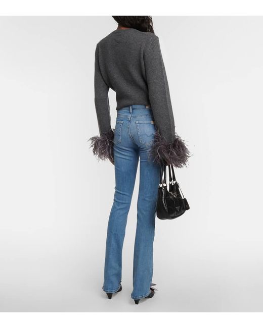 Jeans Bootcut Con Tiro Medio 7 For All Mankind de color Blue