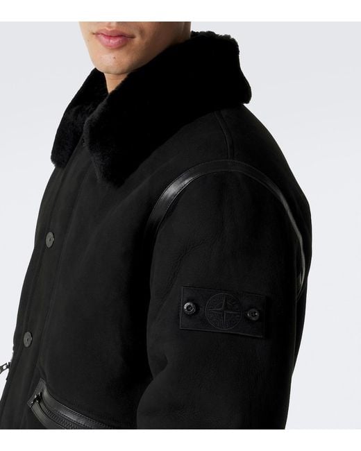 Giacca Ghost di Stone Island in Black da Uomo