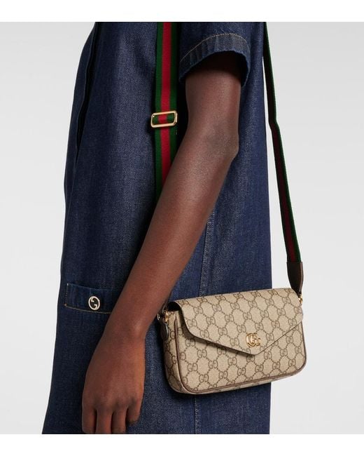 Gucci Brown Ophidia Pochette