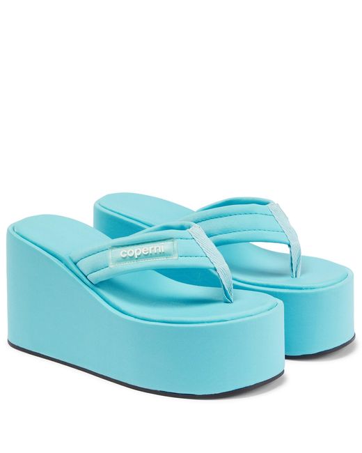 Platform Thong Sandals, Multi, Coperni