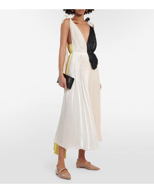 Ballerine Campari di Manolo Blahnik in Natural