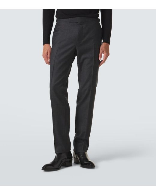 Tom Ford Blue Shelton Wool Suit for men