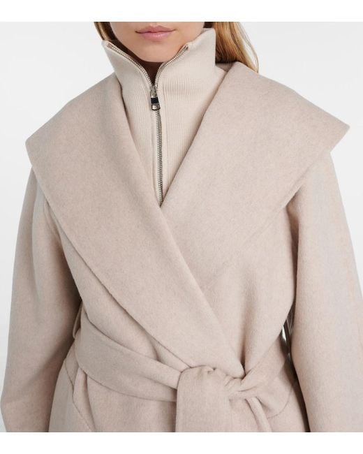 Varley Natural Edgemere Wool-Blend Wrap Jacket