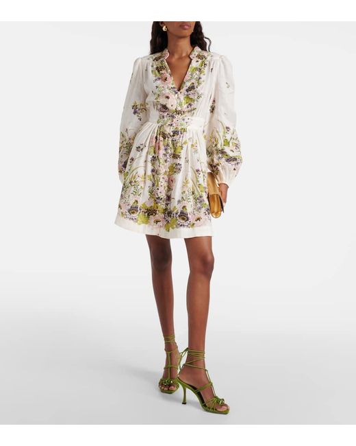 Sandalias Jemma 90 De Ante Adornadas Jimmy Choo de color Green