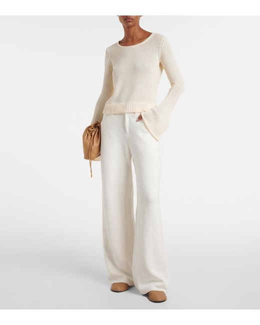 AYA MUSE White Trix Straight Jeans