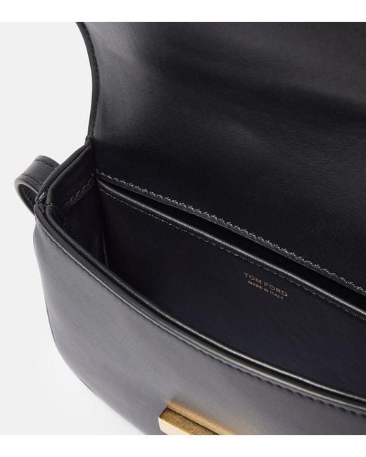 Tom Ford Black Wallis Small Leather Shoulder Bag