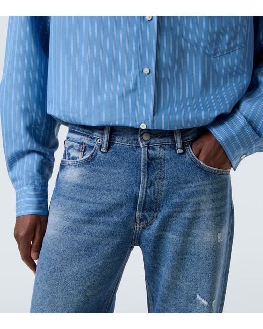Jeans Regular 2010M A Vita Bassa di Acne in Blue da Uomo