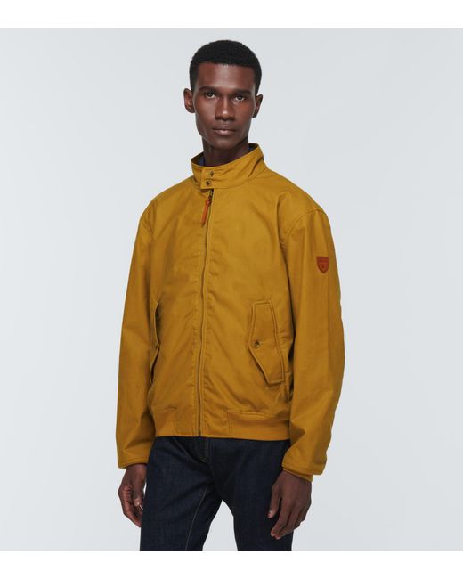 Polo Ralph Lauren Cotton Bomber Jacket in Yellow for Men | Lyst