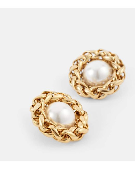 Jennifer Behr Metallic Ohrringe Marit, 18Kt Vergoldet