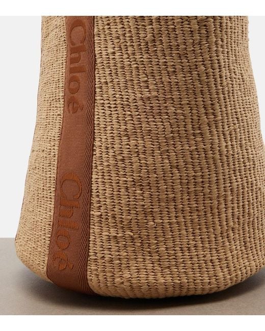 Chloé Brown Woody Large Basket Bag