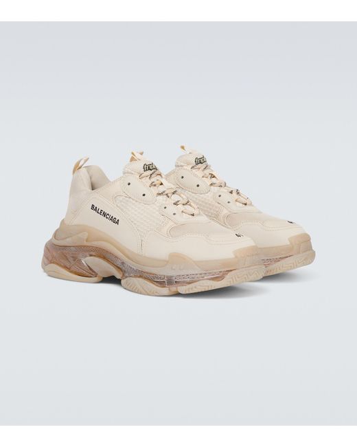 Balenciaga Triple S Sneakers in Natural for Men Lyst