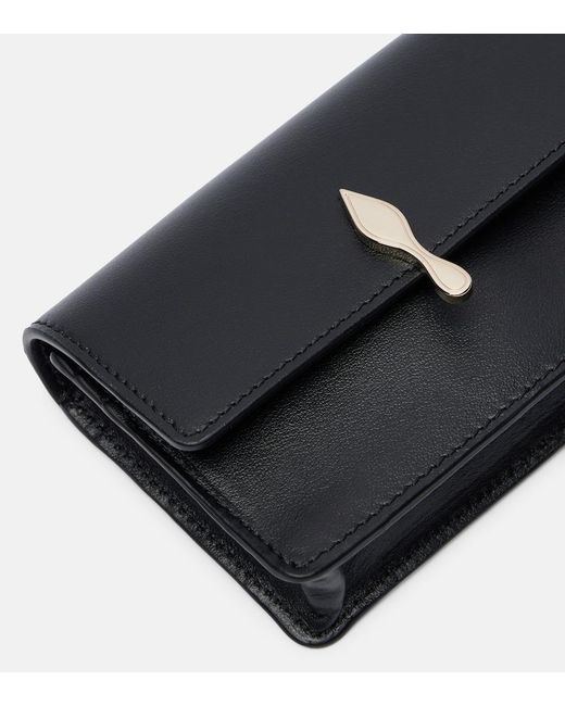 Christian Louboutin Black Bettina Leather Card Holder