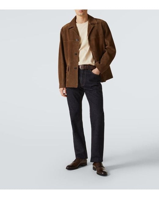 Stringate New Classic di Zegna in Brown da Uomo