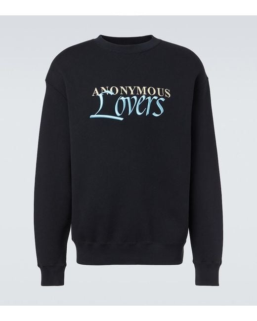 J.W. Anderson Blue Anonymous Lovers Embroidered Sweatshirt for men