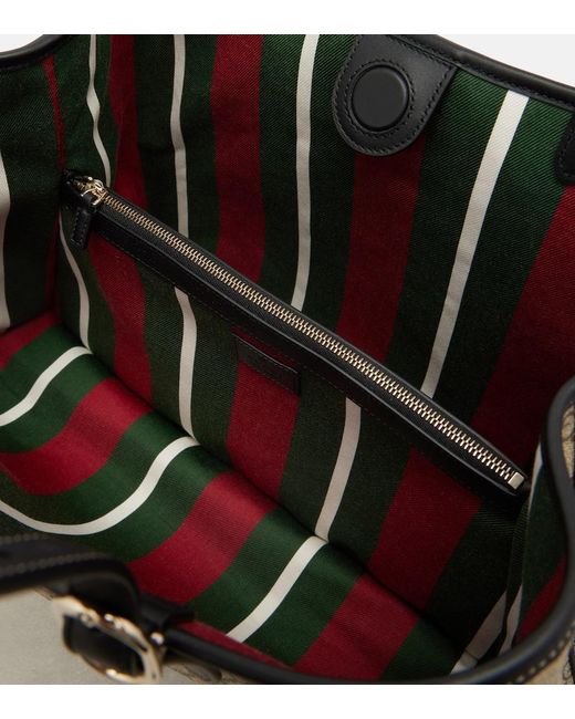 Gucci Natural Gg Emblem Large Shopper