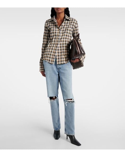 Jean Droit '90S A Taille Mi-Haute Agolde en coloris Blue