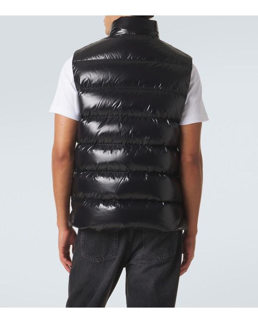 Moncler Black Tibb Down Vest for men