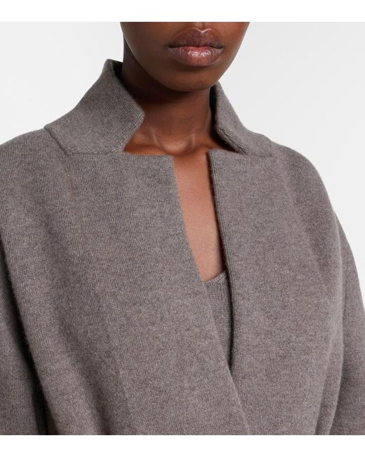 Lisa Yang Brown Anni Cashmere Coat