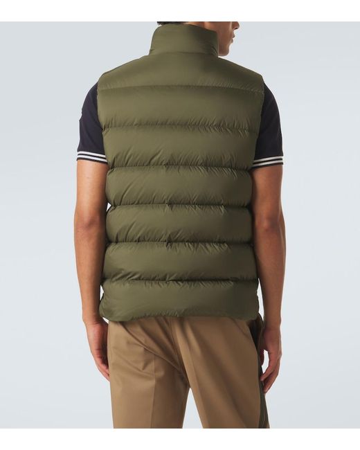 Moncler Green Tibb Down Vest for men