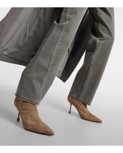 Bottines Cycas 80 En Daim Jimmy Choo en coloris Brown