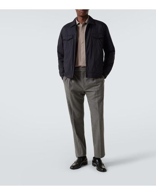 Herno Blue Padded Technical Jacket for men