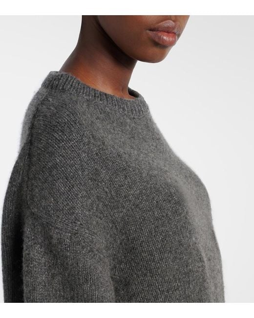 Khaite Gray Sabina Cashmere Sweater