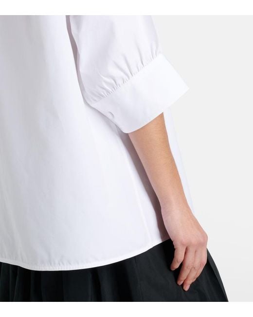 Jil Sander White Boxy Cotton Shirt