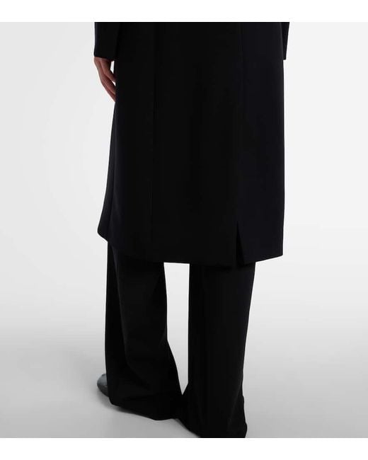 The Row Blue Cerys Wool-Blend Coat