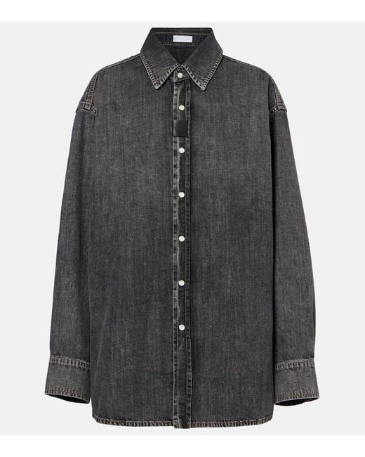 Stella McCartney Black Jeanshemd