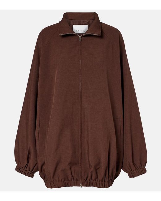 Frankie Shop Brown Baxter Oversized Blouson