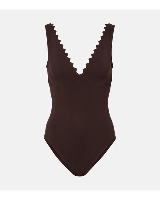 Karla Colletto Brown Ines Swimsuit