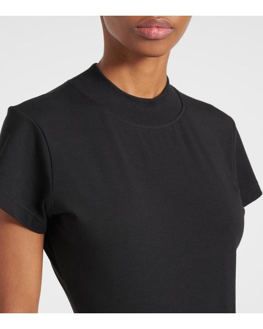 Body De Mezcla De Algodon Alaïa de color Black