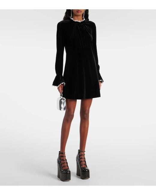 Marc Jacobs Black Kiki Studded Leather Platform Ankle Boots