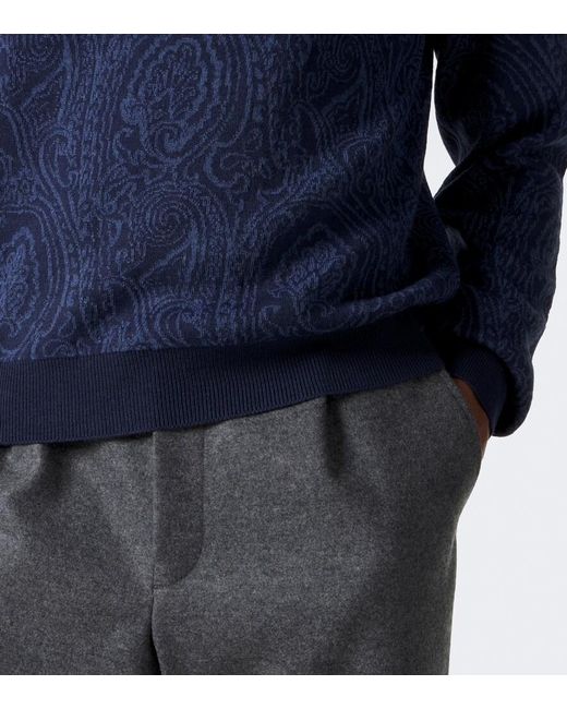 Etro Polopullover in Blue für Herren