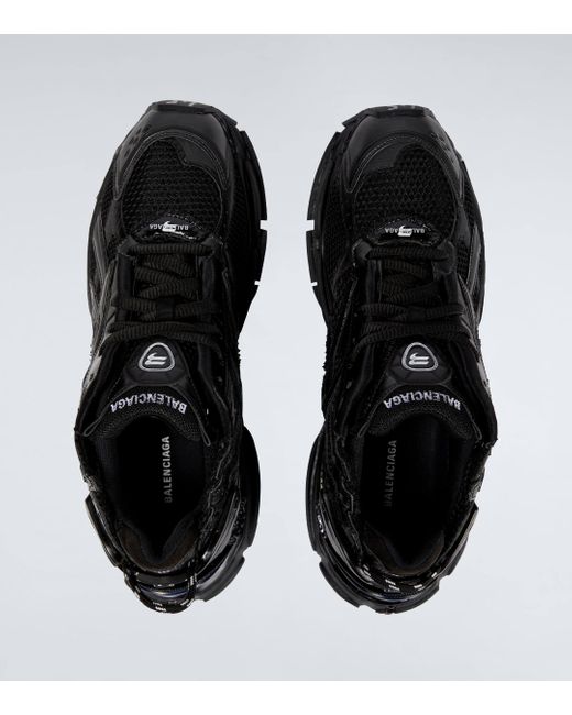 Balenciaga Black Runner Low-top Sneakers for men