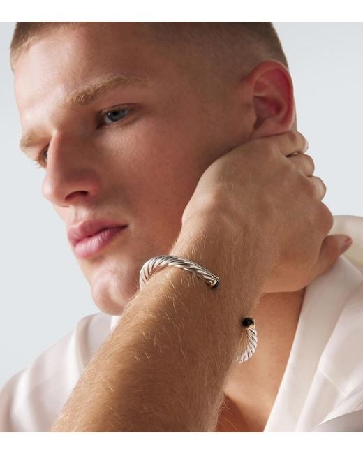 Bracciale Cable di David Yurman in Metallic da Uomo